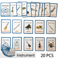Load image into Gallery viewer, Children Baby English Learning Word Card Pocket Flash  Learning Montessori Educational Toys Word Table Game Card for kids